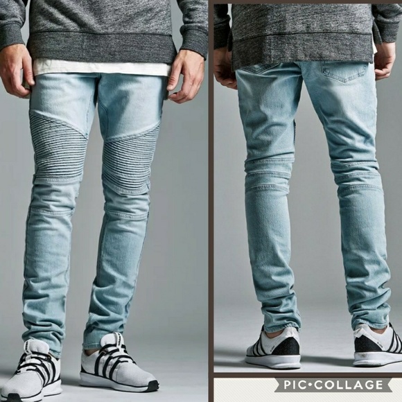 mens biker jeans sale